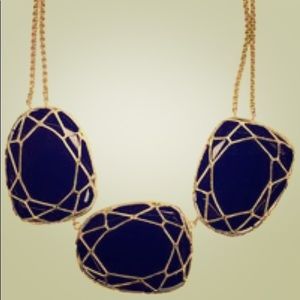 Marcella three stone necklace